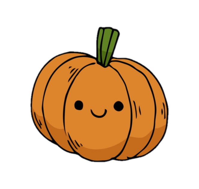 pumpkin white background